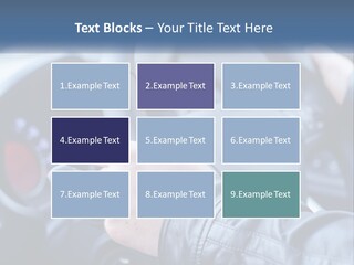 A Person Driving A Car With A Steering Wheel PowerPoint Template