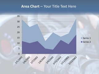 A Person Driving A Car With A Steering Wheel PowerPoint Template