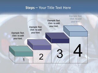 A Person Driving A Car With A Steering Wheel PowerPoint Template