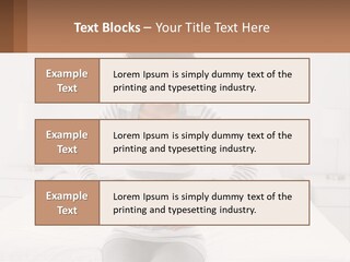 A Woman Standing On A Bed Holding Her Stomach PowerPoint Template