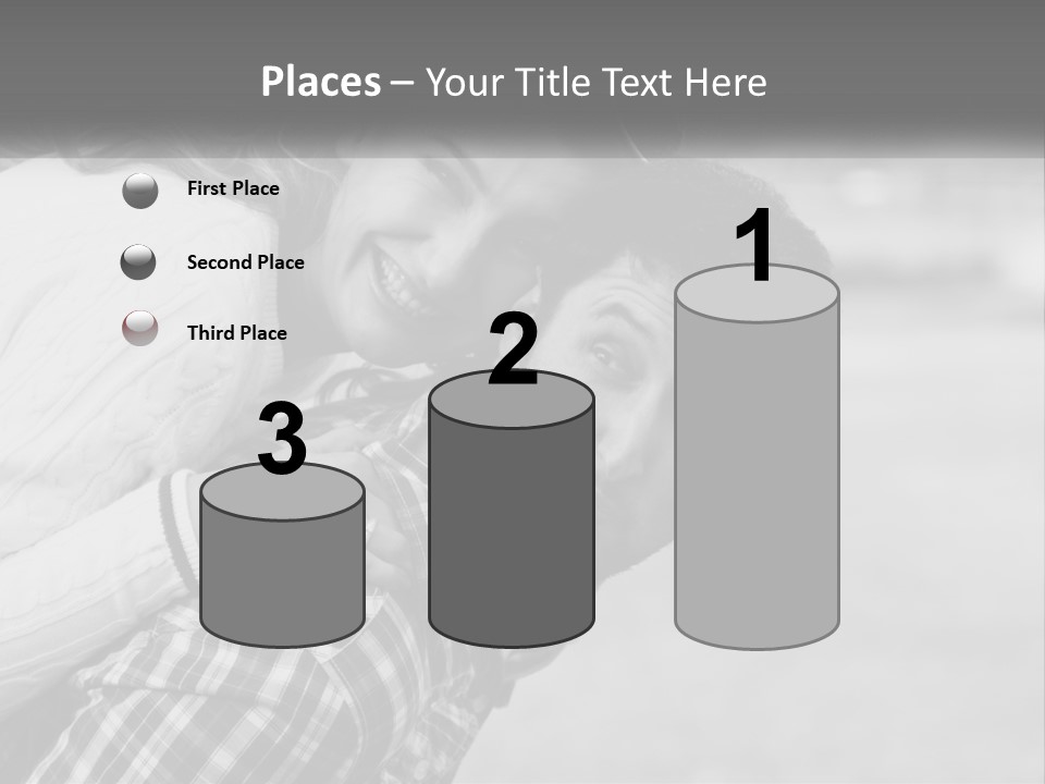 A Man Holding A Woman In His Arms PowerPoint Template