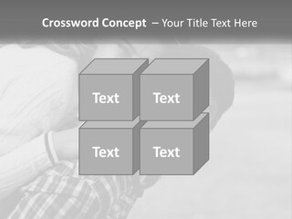 A Man Holding A Woman In His Arms PowerPoint Template