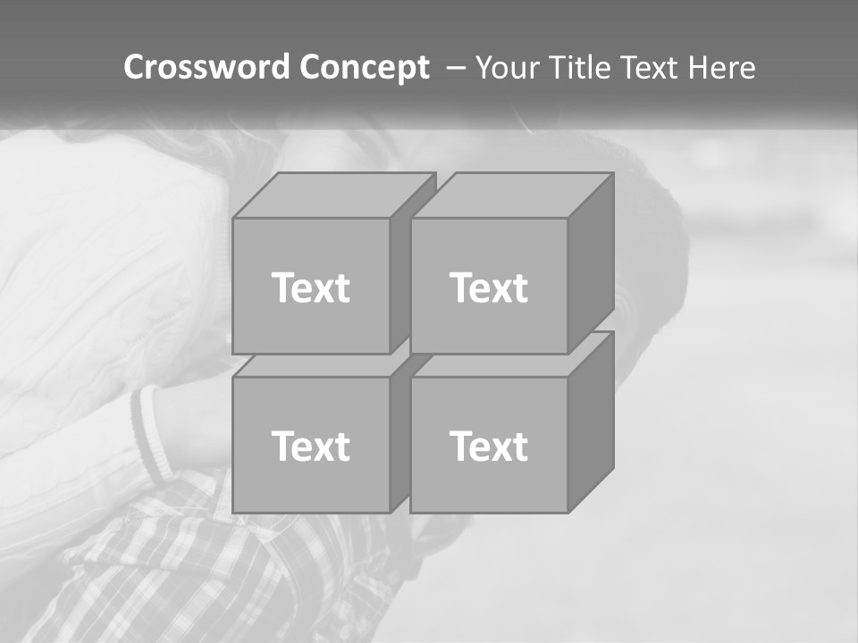 A Man Holding A Woman In His Arms PowerPoint Template