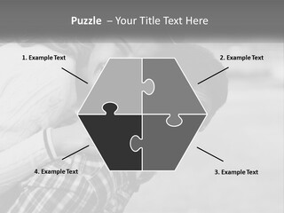 A Man Holding A Woman In His Arms PowerPoint Template