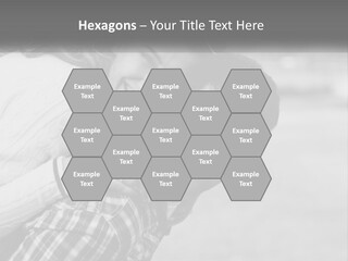A Man Holding A Woman In His Arms PowerPoint Template