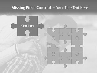 A Man Holding A Woman In His Arms PowerPoint Template