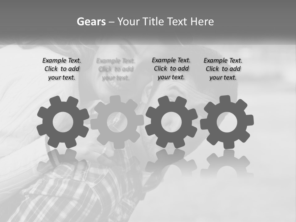 A Man Holding A Woman In His Arms PowerPoint Template
