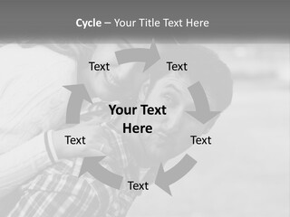 A Man Holding A Woman In His Arms PowerPoint Template