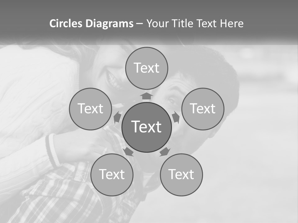 A Man Holding A Woman In His Arms PowerPoint Template