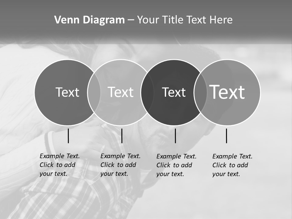 A Man Holding A Woman In His Arms PowerPoint Template