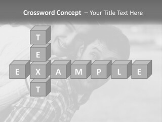 A Man Holding A Woman In His Arms PowerPoint Template