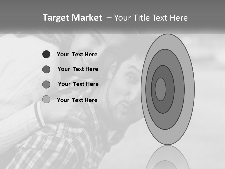 A Man Holding A Woman In His Arms PowerPoint Template