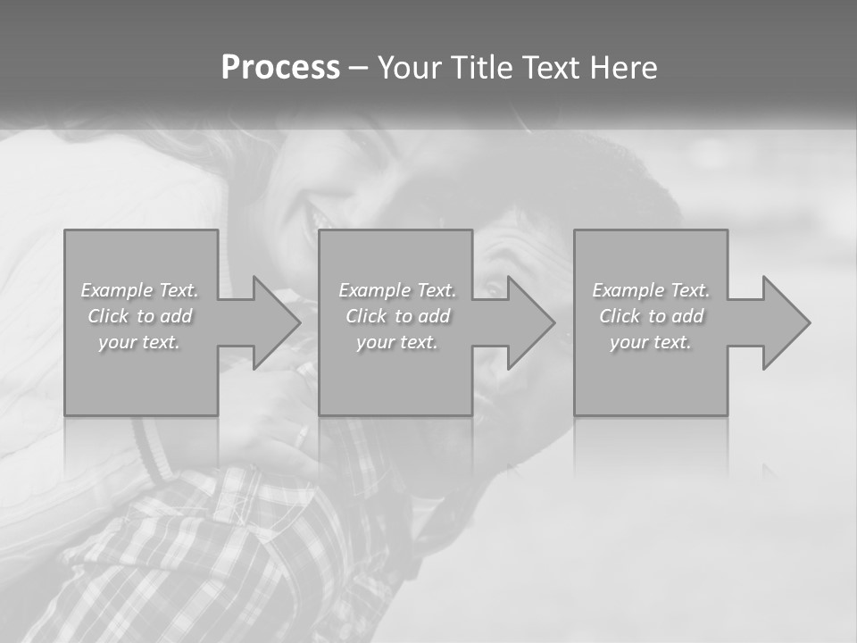 A Man Holding A Woman In His Arms PowerPoint Template