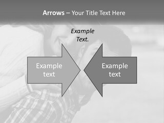 A Man Holding A Woman In His Arms PowerPoint Template