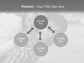A Man Holding A Woman In His Arms PowerPoint Template