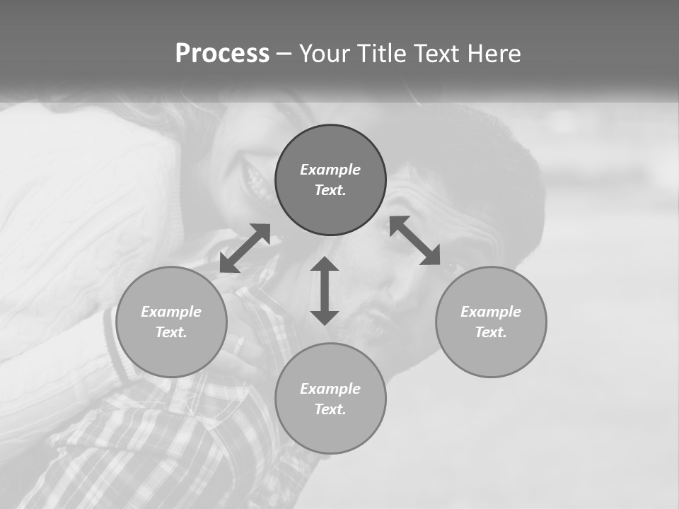 A Man Holding A Woman In His Arms PowerPoint Template
