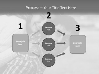A Man Holding A Woman In His Arms PowerPoint Template