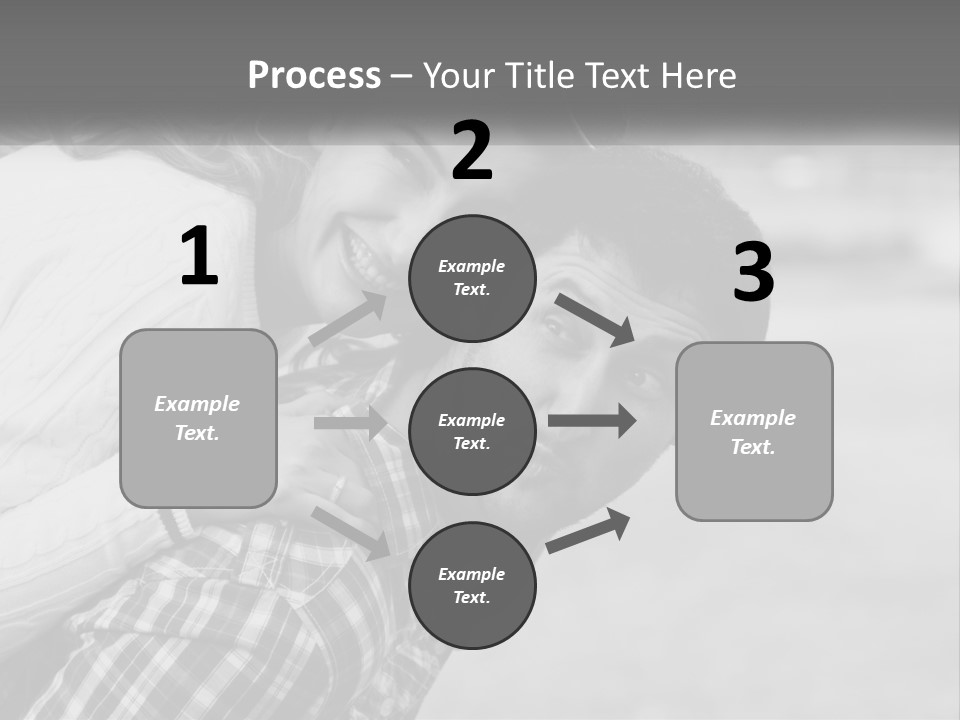 A Man Holding A Woman In His Arms PowerPoint Template