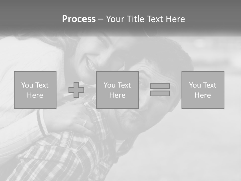 A Man Holding A Woman In His Arms PowerPoint Template