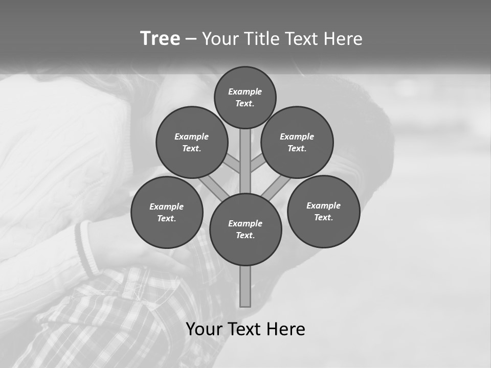 A Man Holding A Woman In His Arms PowerPoint Template