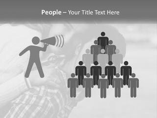 A Man Holding A Woman In His Arms PowerPoint Template