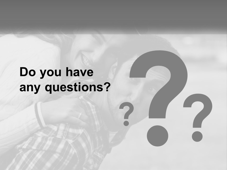 A Man Holding A Woman In His Arms PowerPoint Template