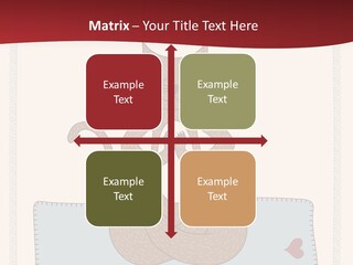 A Brown Cat Sitting On Top Of A Blue Pillow PowerPoint Template