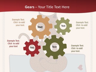 A Brown Cat Sitting On Top Of A Blue Pillow PowerPoint Template