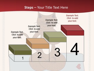 A Brown Cat Sitting On Top Of A Blue Pillow PowerPoint Template