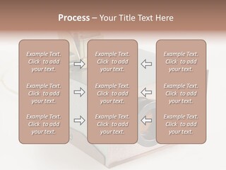 A Small Projector With A Camera Attached To It PowerPoint Template