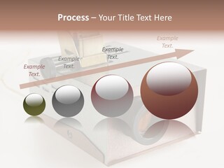 A Small Projector With A Camera Attached To It PowerPoint Template