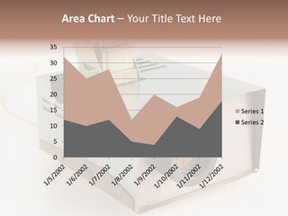 A Small Projector With A Camera Attached To It PowerPoint Template