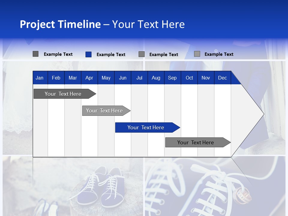 A Collage Of Photos Of A Bride And Groom PowerPoint Template
