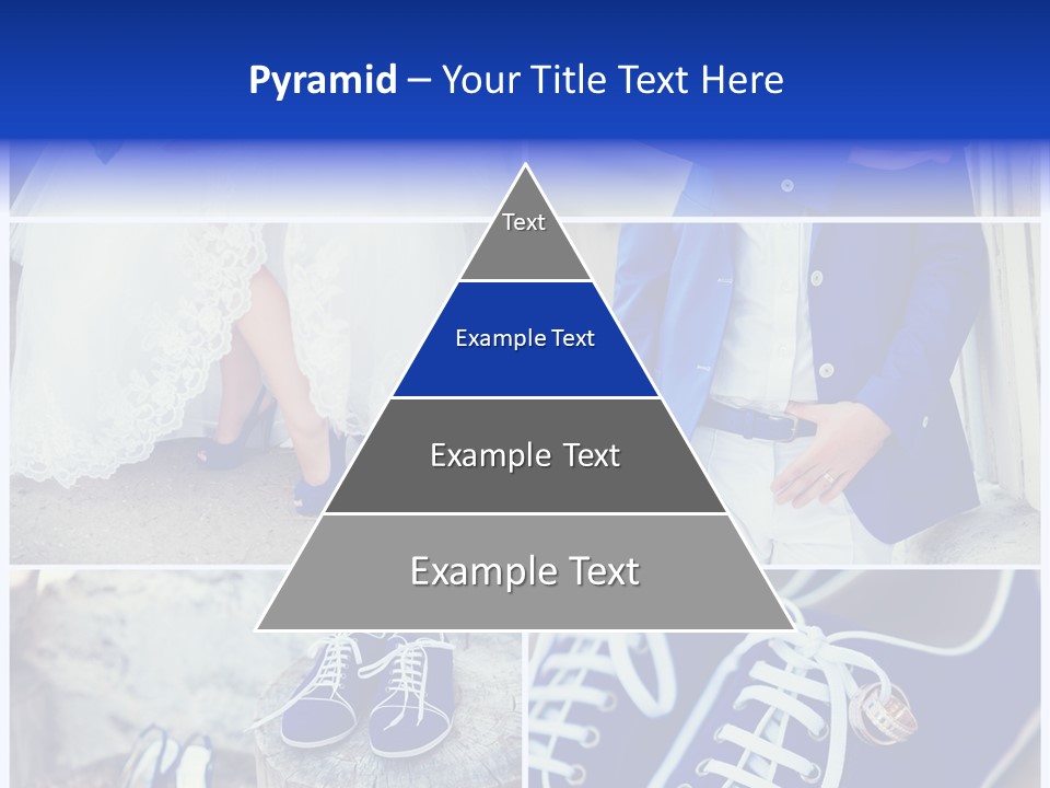 A Collage Of Photos Of A Bride And Groom PowerPoint Template