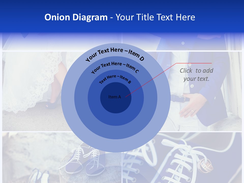 A Collage Of Photos Of A Bride And Groom PowerPoint Template