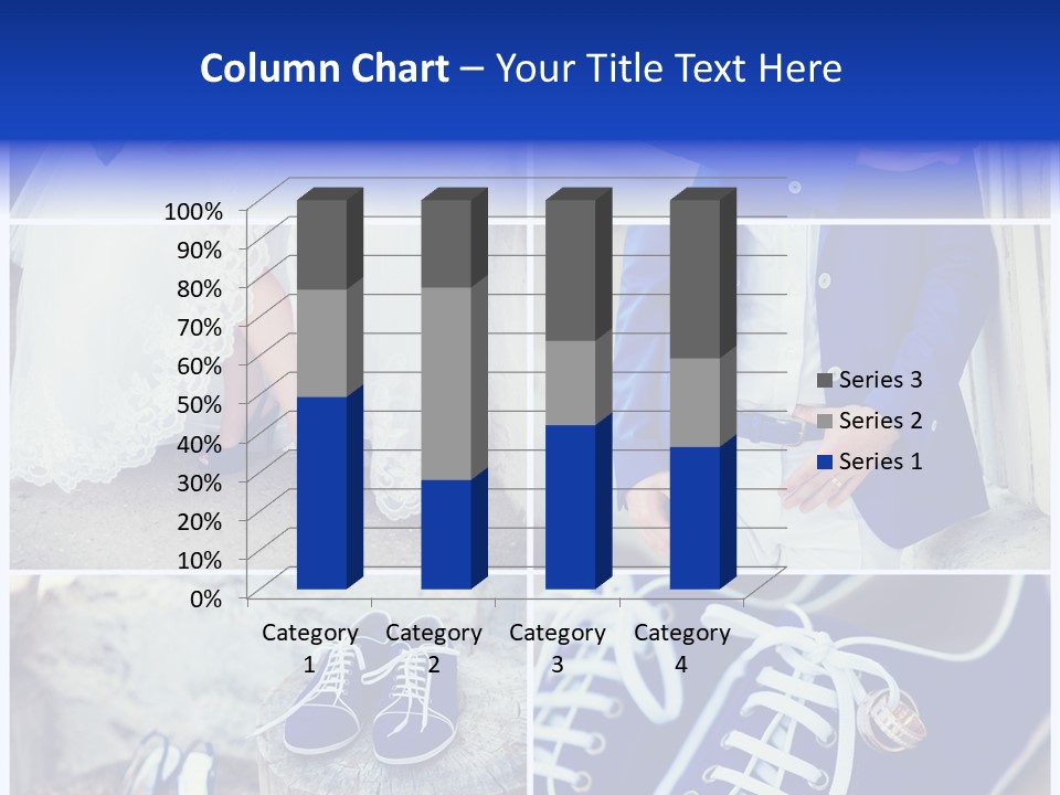 A Collage Of Photos Of A Bride And Groom PowerPoint Template