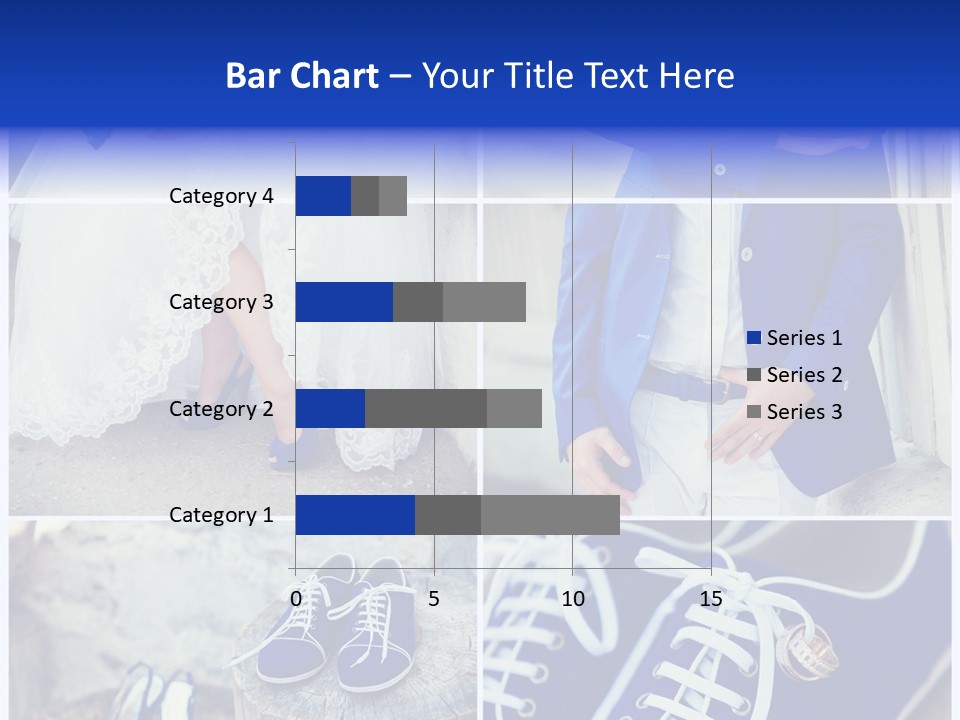 A Collage Of Photos Of A Bride And Groom PowerPoint Template