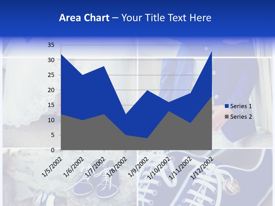 A Collage Of Photos Of A Bride And Groom PowerPoint Template