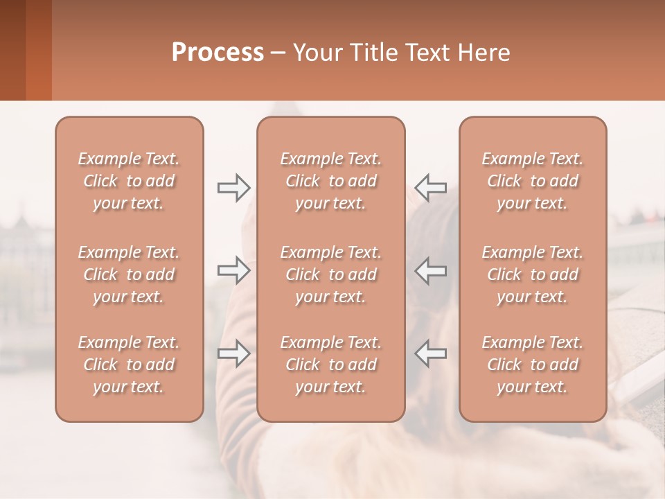 A Woman Taking A Picture With Her Cell Phone PowerPoint Template
