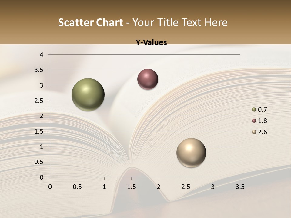 An Open Book Sitting On Top Of A Wooden Table PowerPoint Template