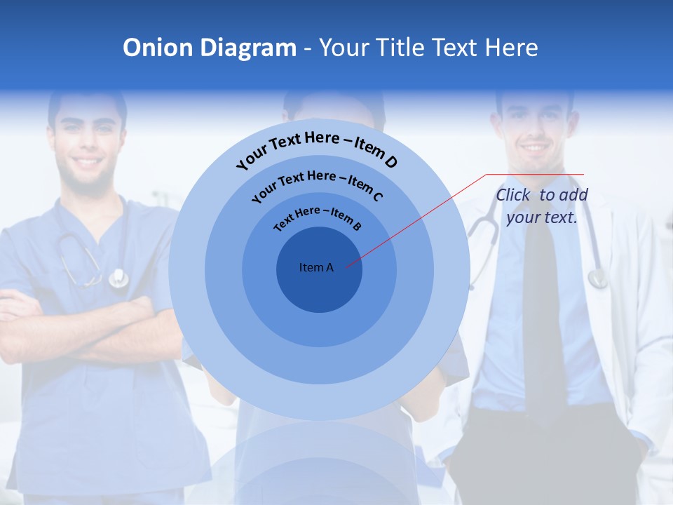 A Group Of Doctors Standing Next To Each Other PowerPoint Template