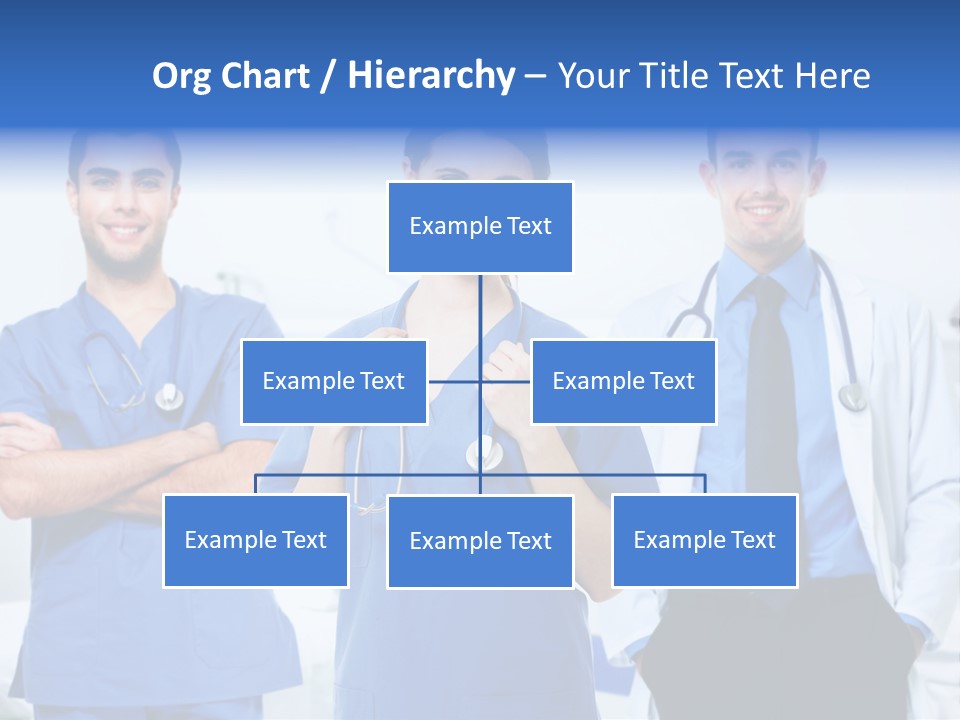A Group Of Doctors Standing Next To Each Other PowerPoint Template