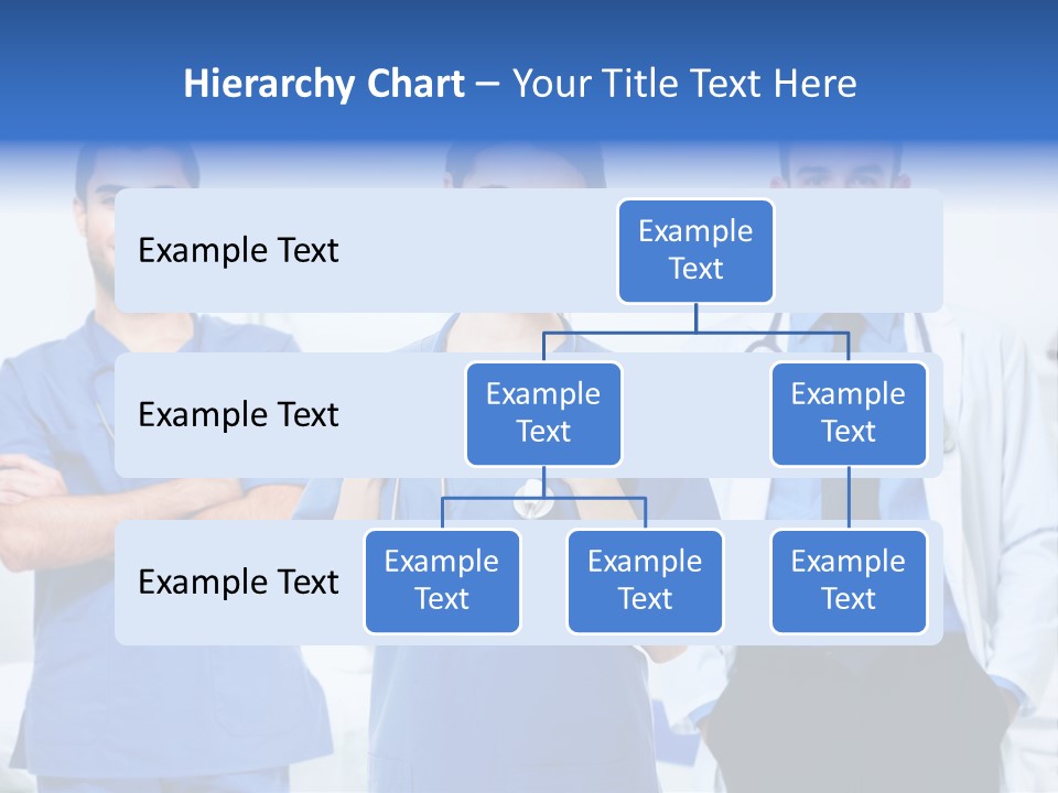 A Group Of Doctors Standing Next To Each Other PowerPoint Template