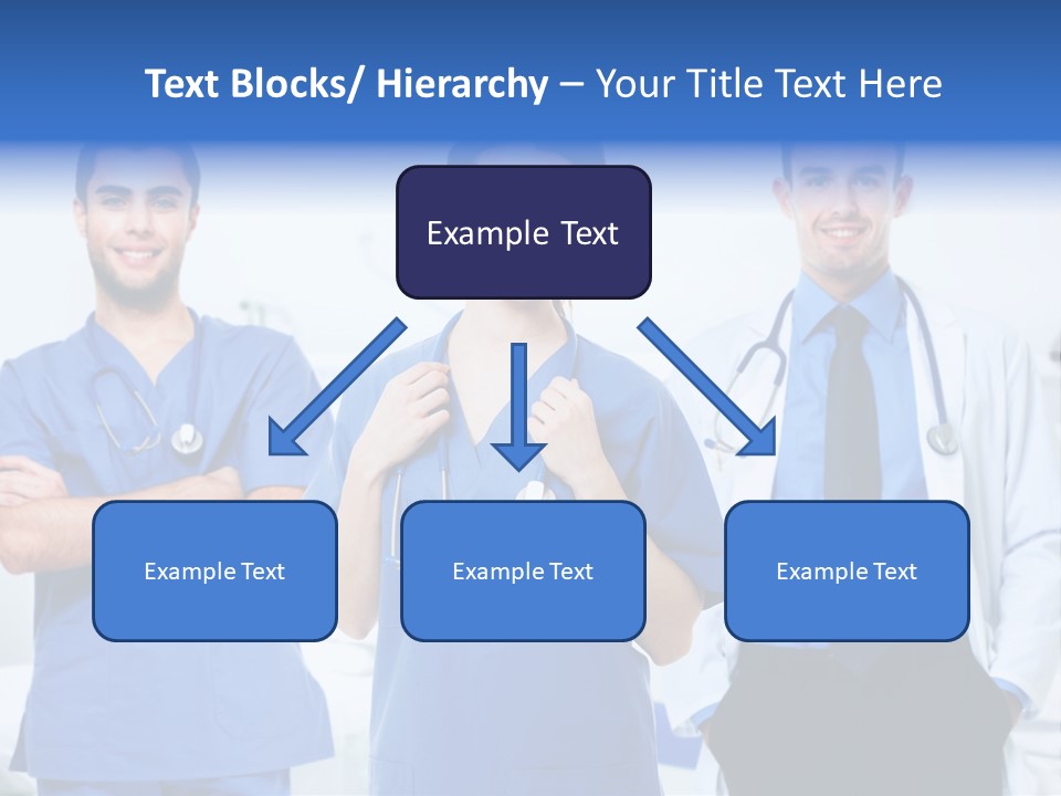 A Group Of Doctors Standing Next To Each Other PowerPoint Template