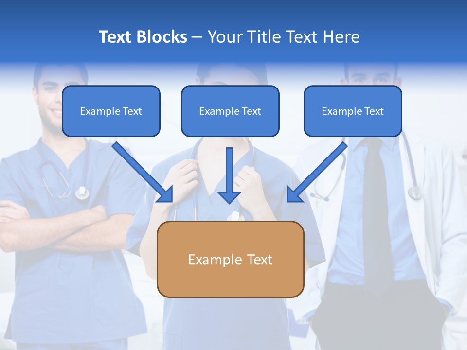 A Group Of Doctors Standing Next To Each Other PowerPoint Template