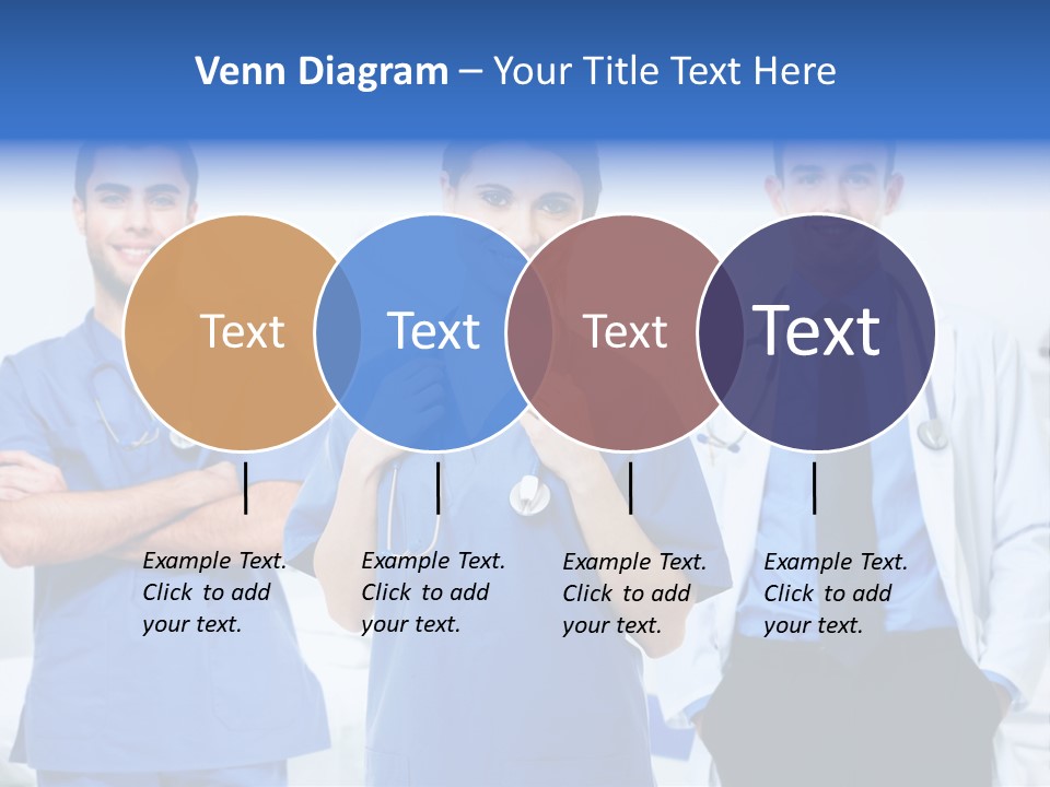 A Group Of Doctors Standing Next To Each Other PowerPoint Template