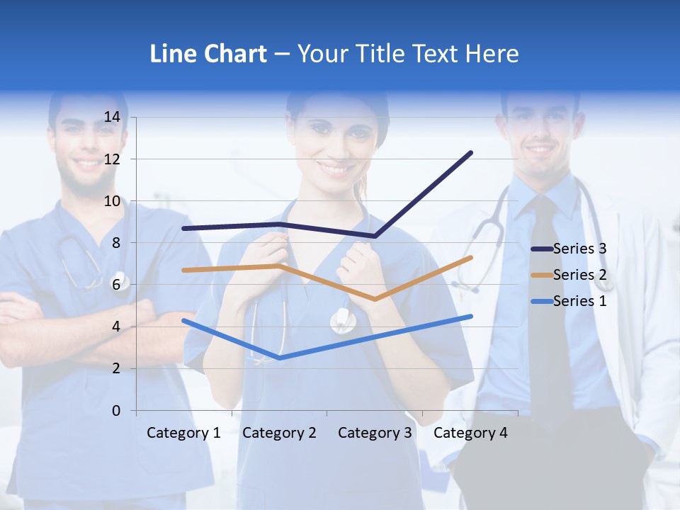 A Group Of Doctors Standing Next To Each Other PowerPoint Template