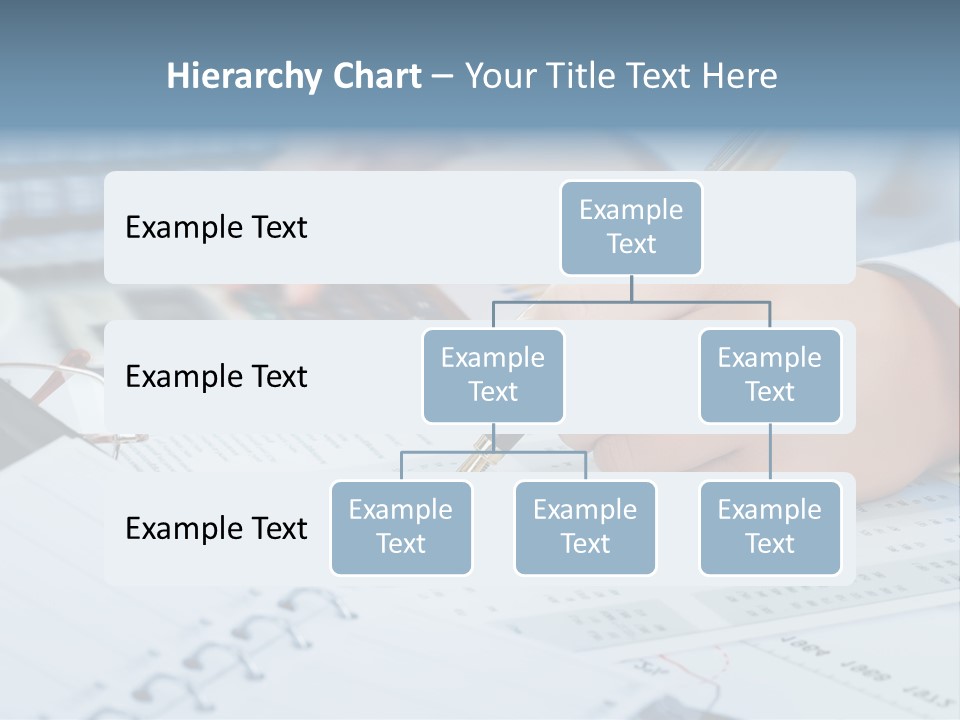 A Person Writing On A Piece Of Paper With A Calculator And Pen PowerPoint Template