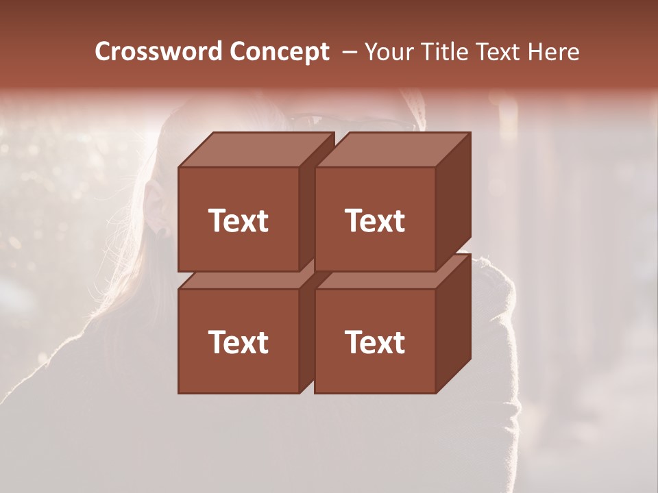 A Man And Woman Are Posing For A Picture PowerPoint Template