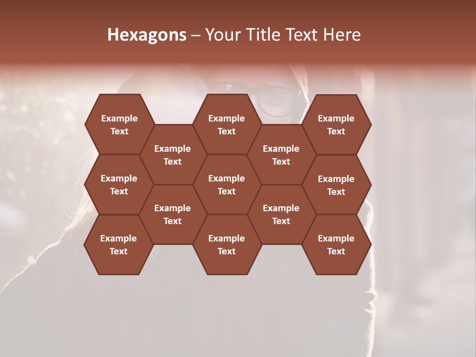 A Man And Woman Are Posing For A Picture PowerPoint Template